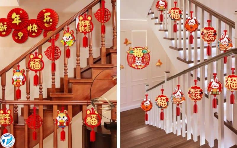 Sự kết hợp giữa các phụ kiện trang trí làm nổi bật lên không gian trong nhà